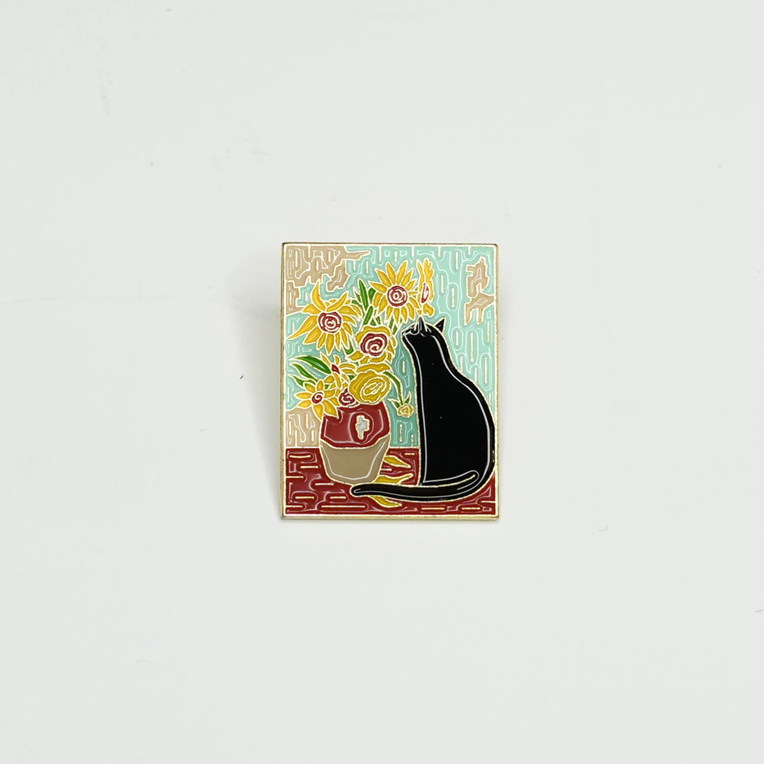 Sunflowers Cat